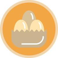 Eggs Vector Icon Design