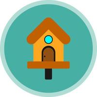 Bird House Vector Icon Design