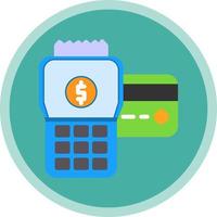 Pos Terminal Vector Icon Design