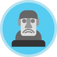 Moai Vector Icon Design