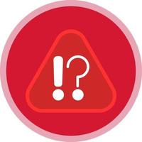 Exclamation Mark Vector Icon Design