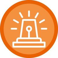 Security Alarm Vector Icon Design
