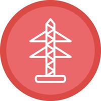 diseño de icono de vector de torre eléctrica