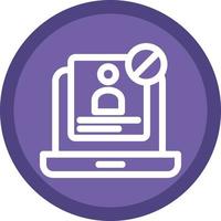 Unauthorized Vector Icon Design