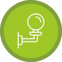Wall Lamp Vector Icon Design