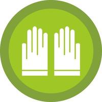 Hand Gloves Vector Icon Design