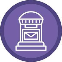 Postbox Vector Icon Design