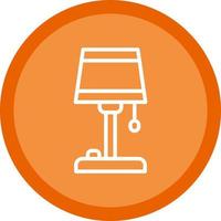 Floor Lamp Vector Icon Design