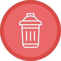 Dustbin Vector Icon Design