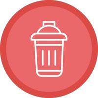 Dustbin Vector Icon Design