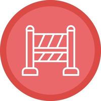 Road Block Vector Icon Design