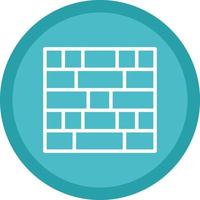 Brick Wall Vector Icon Design