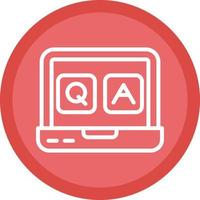 QA Vector Icon Design