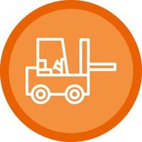 Forklift Vector Icon Design