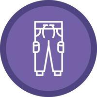 Trouser Vector Icon Design