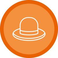 diseño de icono de vector de sombrero