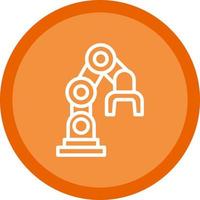 Robot Arm Vector Icon Design