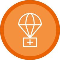 Airdrop Vector Icon Design