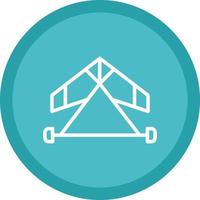 Gliding Vector Icon Design