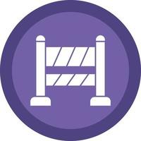 Road Block Vector Icon Design