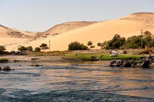 Nile and desert photo