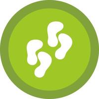 Footprint Vector Icon Design