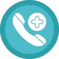 Emergency Cal Vector Icon Design