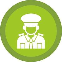 Policeman Vector Icon Design