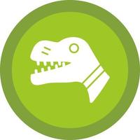 diseño de icono de vector de dinosaurio