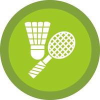 Badminton Vector Icon Design