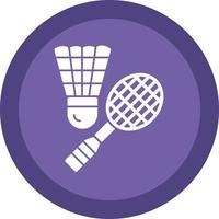 Badminton Vector Icon Design