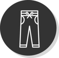 Trousers Vector Icon Design