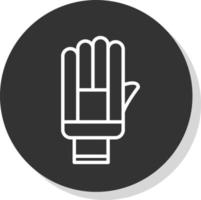 Glove Vector Icon Design