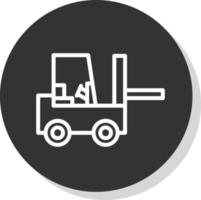 Forklift Vector Icon Design