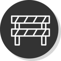 Barrier Vector Icon Design