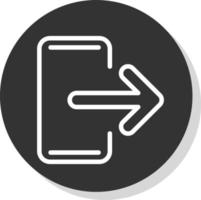 Exit Vector Icon Design