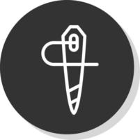 Needle Vector Icon Design