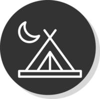 Tent Vector Icon Design