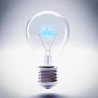 Idea bulb light photo
