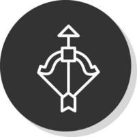 Crossbow Vector Icon Design