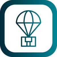 Parachute Vector Icon Design