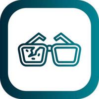 Reading Glasses Vector Icon Design