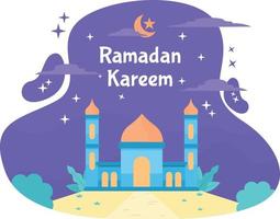 Flat design Islamic Special Ramadan vector