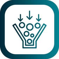 Bottleneck Vector Icon Design