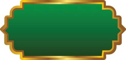 conjunto de marco de título de banner islámico árabe dorado de lujo png fondo transparente cuadro de texto dorado imágenes de diseño vectorial vector