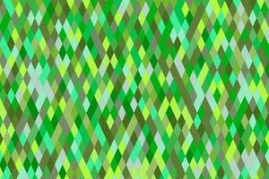 Pattern with geometric elements in green tones abstract gradient background vector