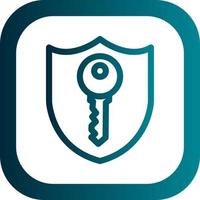 Private Key Vector Icon Design