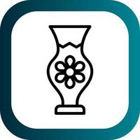 Vase Vector Icon Design
