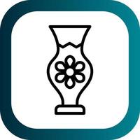 Vase Vector Icon Design