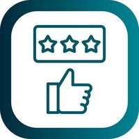 Rating Vector Icon Design